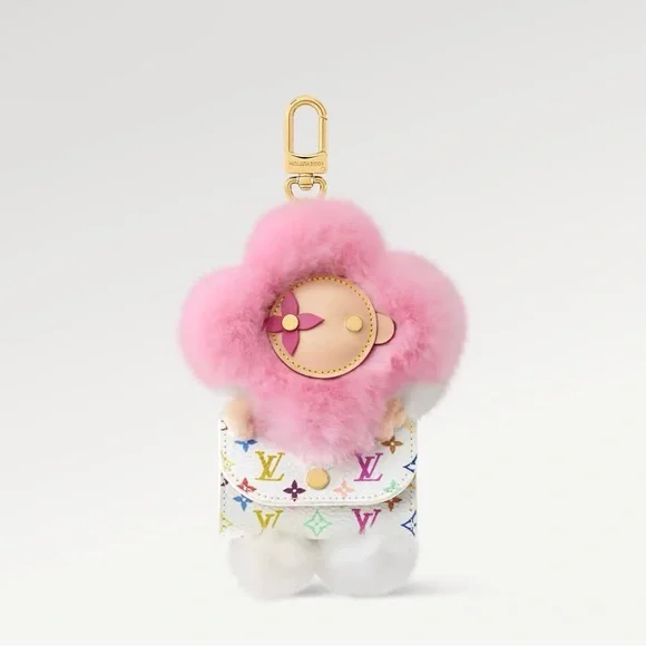 Louis Vuitton x Takashi Murakami Vivienne Cuddle Bag Charm - Picture 1 of 3
